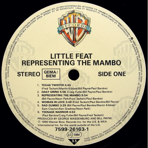 Little Feat - Representing The Mambo