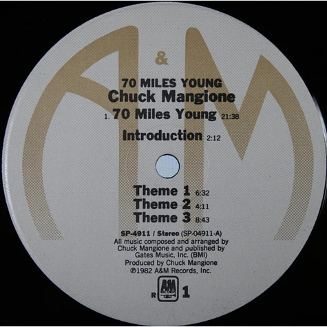 Chuck Mangione - 70 Miles Young