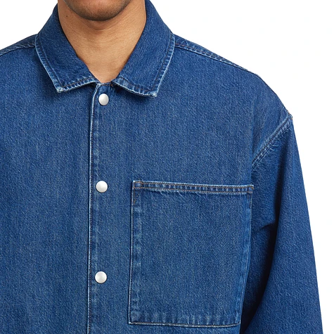 Edwin - Big Pocket Overshirt (Blue) | HHV