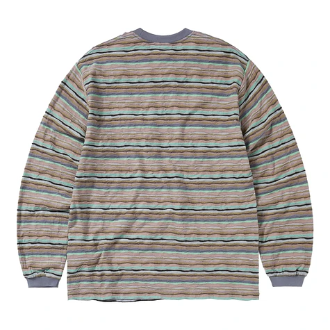 thisisneverthat - Wave Jacquard L/S Tee (Pale Peach) | HHV