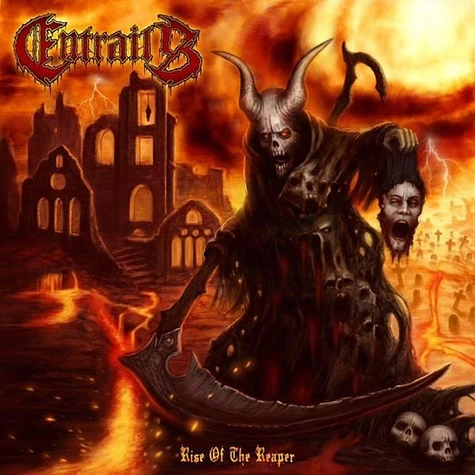 Entrails - Rise Of The Reaper Orange Crystal Vinyl Edition