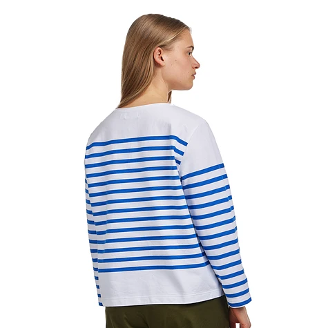 Beams Boy - Naval Stripe Big Boatneck T-Shirt