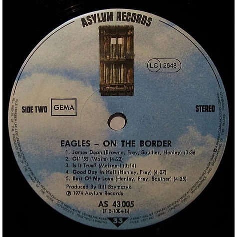 Eagles - On The Border