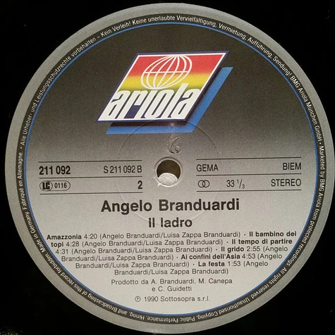 Angelo Branduardi - Il Ladro