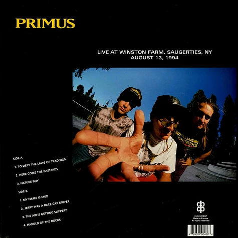 Primus - Live At Winston Farm Saugerties Ny 1994