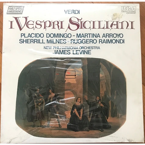 Giuseppe Verdi - Martina Arroyo, Placido Domingo, Sherrill Milnes, Ruggero Raimondi, James Levine , New Philharmonia Orchestra, John Alldis Choir - I Vespri Siciliani