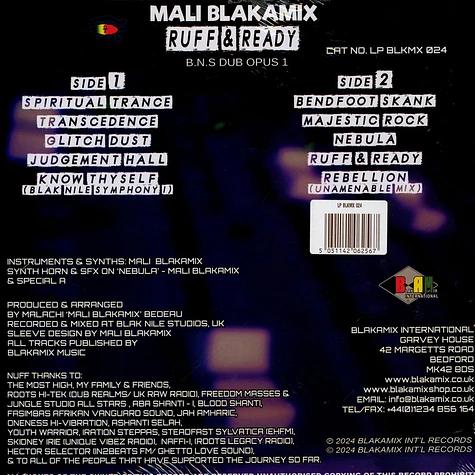 Mali Blakamix - Ruff & Ready - Blak Nile Dub Opus 1