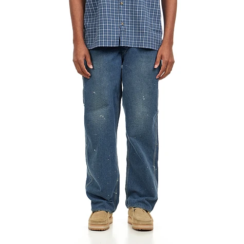orSlow - Denim Painter Pants Used Wash with Paint (Denim Used With