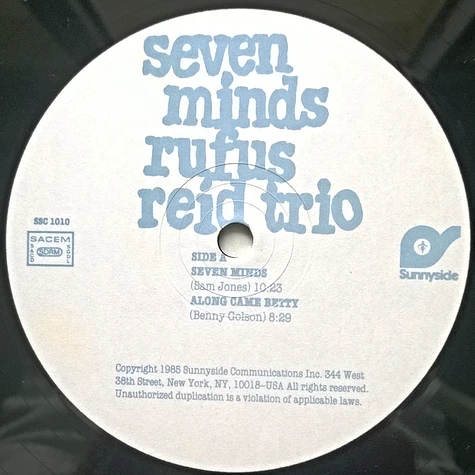 Rufus Reid Trio - Seven Minds