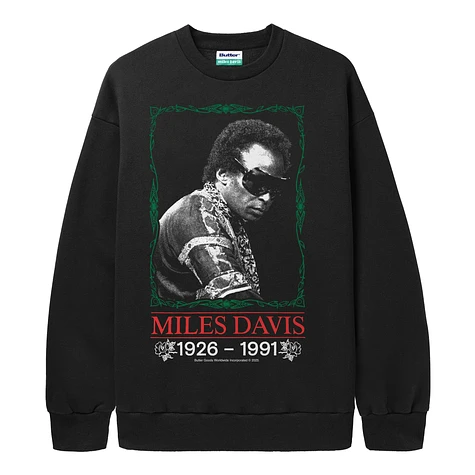 Butter Goods x Miles Davis - Thanks Crewneck