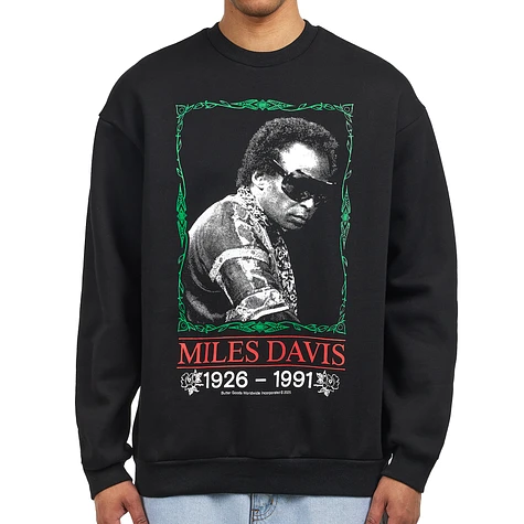 Butter Goods x Miles Davis - Thanks Crewneck