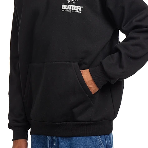 【BUTTER GOODS】 Fossil Pullover Hood, Black FossilPulloverHoodBlack1.jpg?v