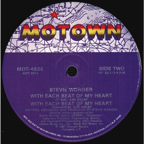 Stevie Wonder - With Each Beat Of My Heart