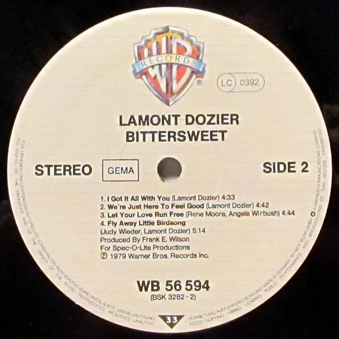 Lamont Dozier - Bittersweet