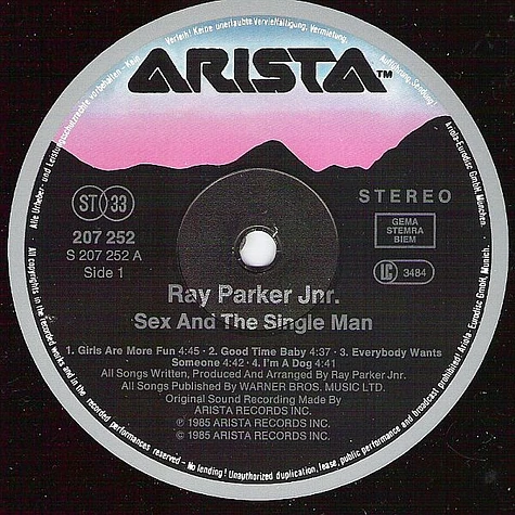 Ray Parker Jr. - Sex And The Single Man