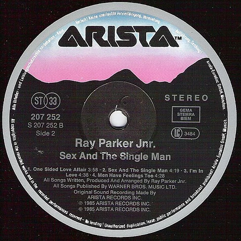 Ray Parker Jr. - Sex And The Single Man