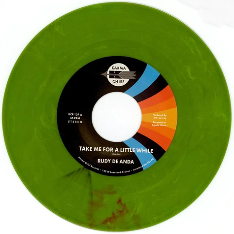 Rudy De Anda - Take Me For A Little While / 83 Colored Vinyl Edition