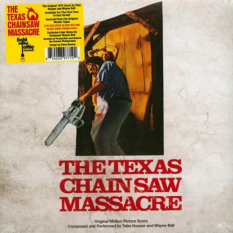 Tobe Hooper & Wayne Bell - OST The Texas Chain Saw Massacre Blood Red & Black Hand Pour Vinyl Edition