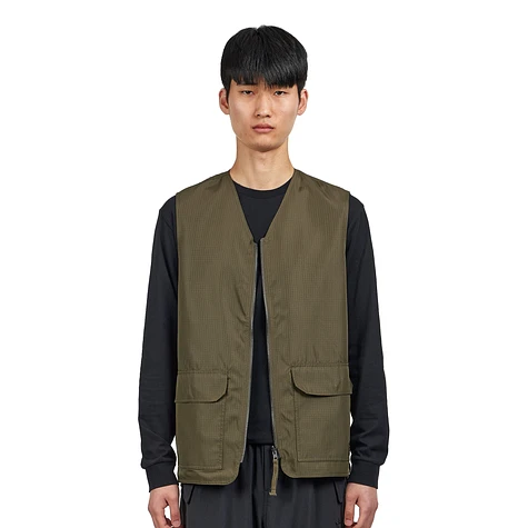 TAION - Non Down Military Reversible V Neck Vest