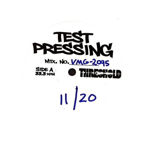 Tank Gawd (Kutmasta Kurt & Moka Only) - Microphone Deflection Test Pressing