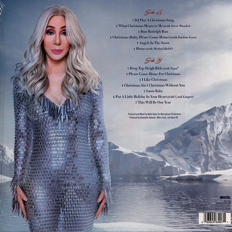 Cher - Christmas Limited Blue & White Vinyl Edition