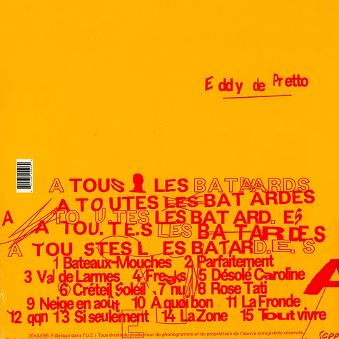 Eddy De Pretto - A Tous Les Batards Double Vinyle