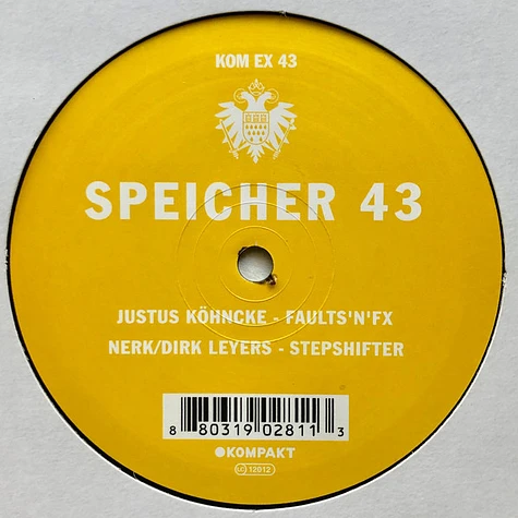 Justus Köhncke / Nerk & Dirk Leyers - Speicher 43