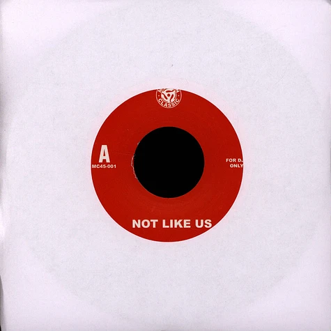 Kendrick L. / Metro B. - Not Like Us / BBL Drizzy - Vinyl 7