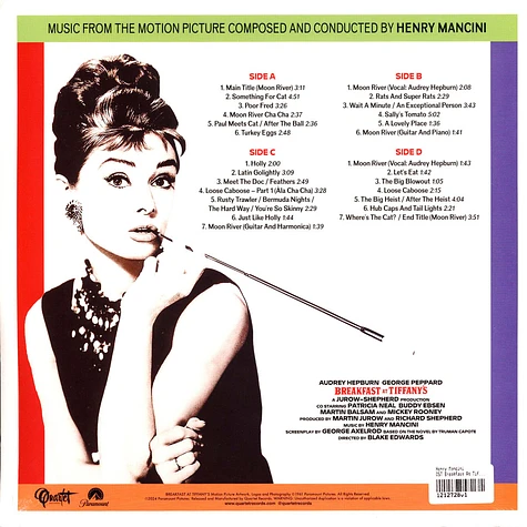 Henry Mancini - OST Breakfast At Tiffany's White Vinyl Edition