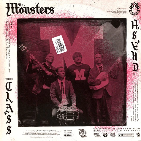 The Monsters - You're Class, I'm Trash (New Artwork Lp)