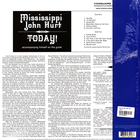 Mississippi John Hurt - Today!