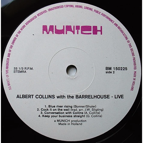 Albert Collins With The Barrelhouse - Live