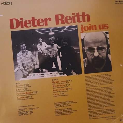 Dieter Reith - Join Us