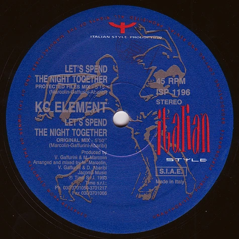 KC Element - Let's Spend The Night Together