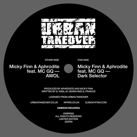 Micky Finn & Aphrodite - Awol / Dark Selector