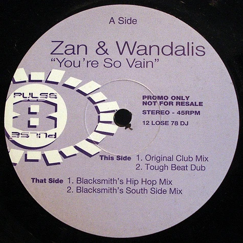 Zan & Wandalis - You're So Vain