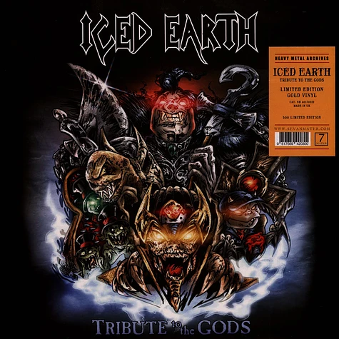 Iced Earth - Tribute To The Gods Gold Vinyl Edition