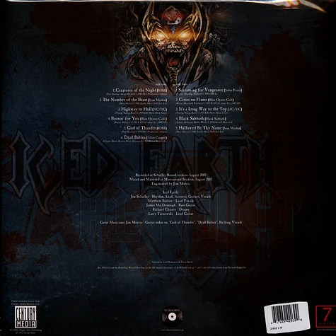 Iced Earth - Tribute To The Gods Gold Vinyl Edition