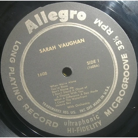 Sarah Vaughan - Sarah Vaughan