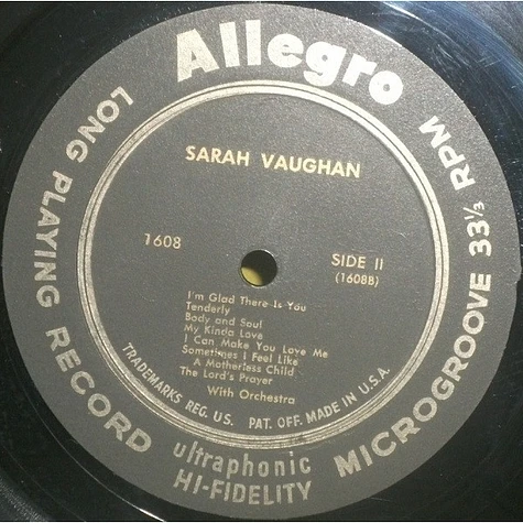 Sarah Vaughan - Sarah Vaughan