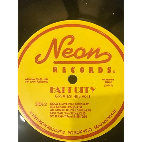 Fatt City - Greatest Hits, Vol. 1