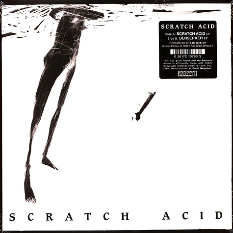 Scratch Acid - Scratch Acid + Beserker Remastered White Vinyl Edition