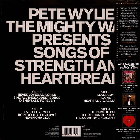 Pete Wylie & The Mighty Wah! - Songs Of Strength & Heartbreak