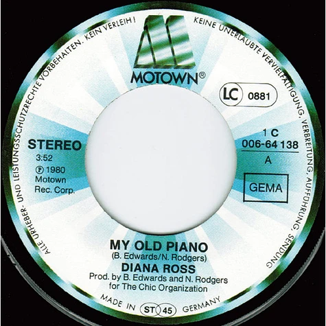 Diana Ross - My Old Piano