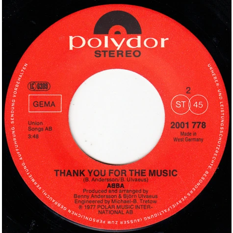 ABBA - Eagle / Thank You For The Music