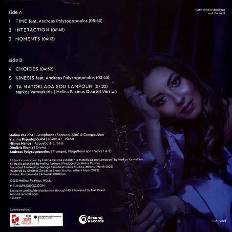 Melina Paxinos Quartet - Time Black Vinyl Edition