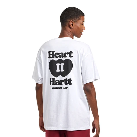 Carhartt WIP - S/S Heart II Hartt T-Shirt (White) | HHV