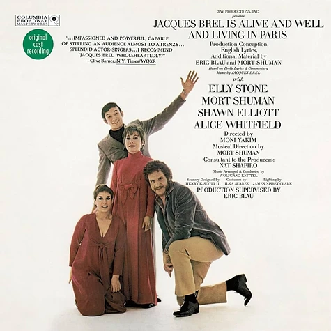 Jacques Brel / Eric Blau / Mort Shuman - Jacques Brel Is Alive And Well And Living In Paris