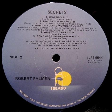 Robert Palmer - Secrets