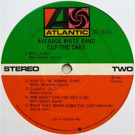 Average White Band - Cut The Cake